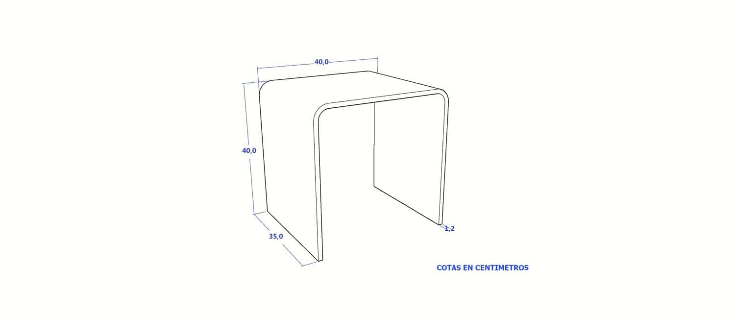 Solid Surface Corian Thermo Bench – Image 7