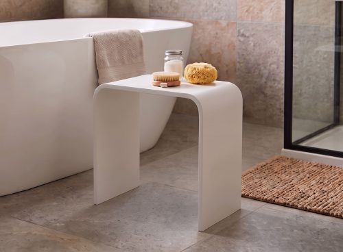 Banqueta Solid Surface Corian Termo