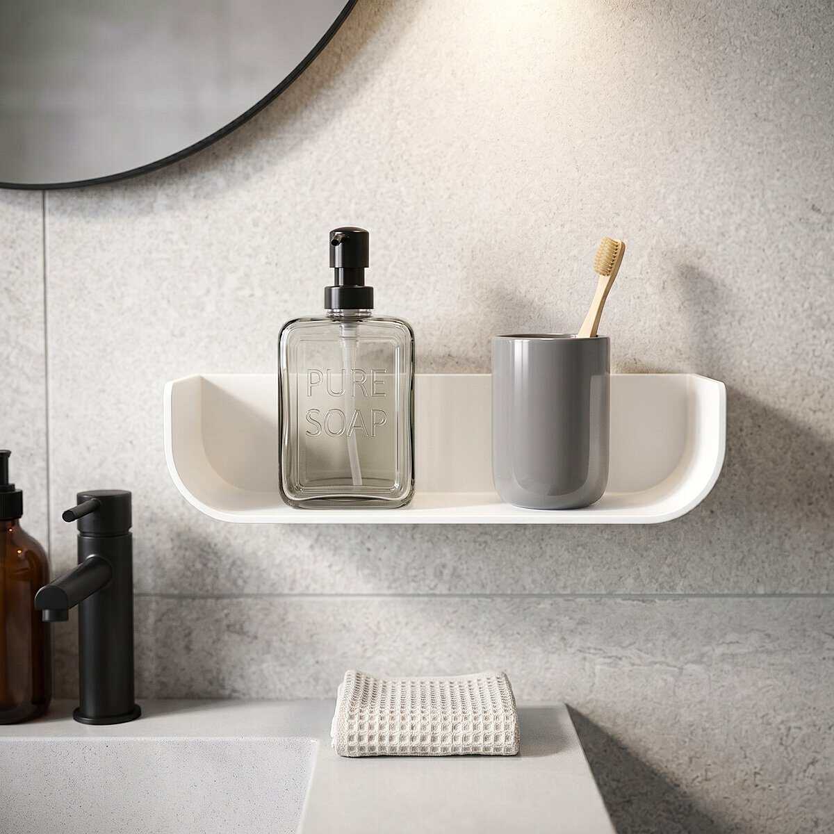 Porte-savon Solid Surface Corian 007