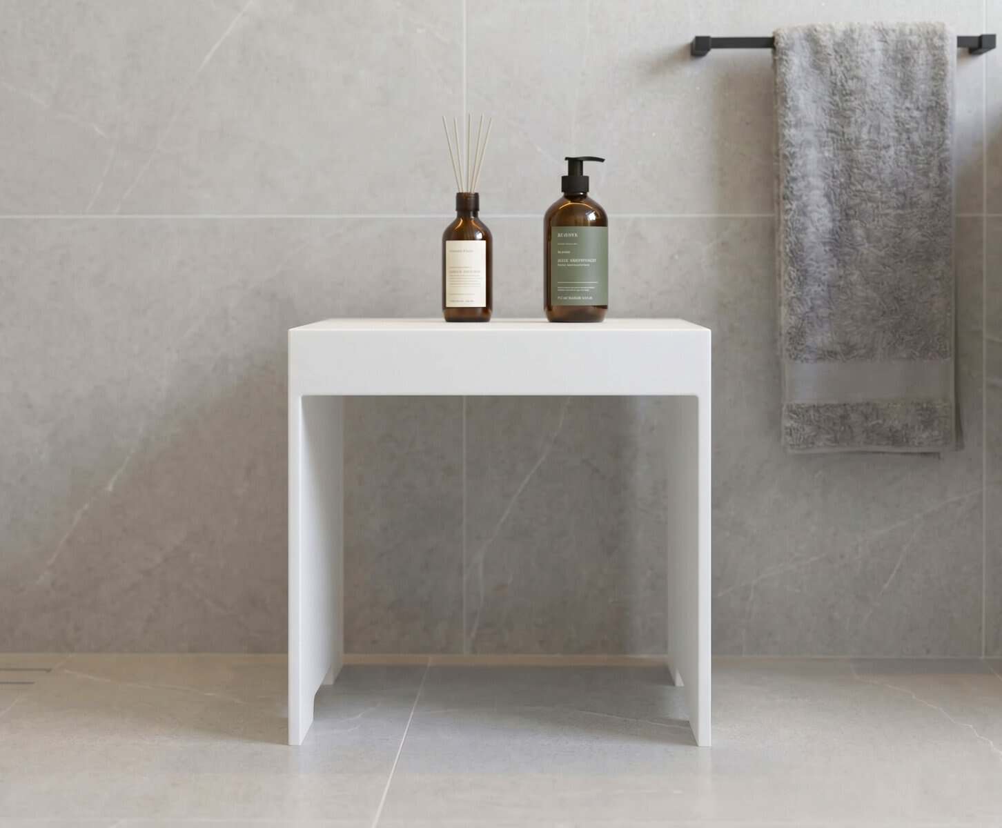 Solid Surface Corian® Sim® Bench