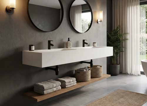 Encimera Solid Surface KAMI (doble)
