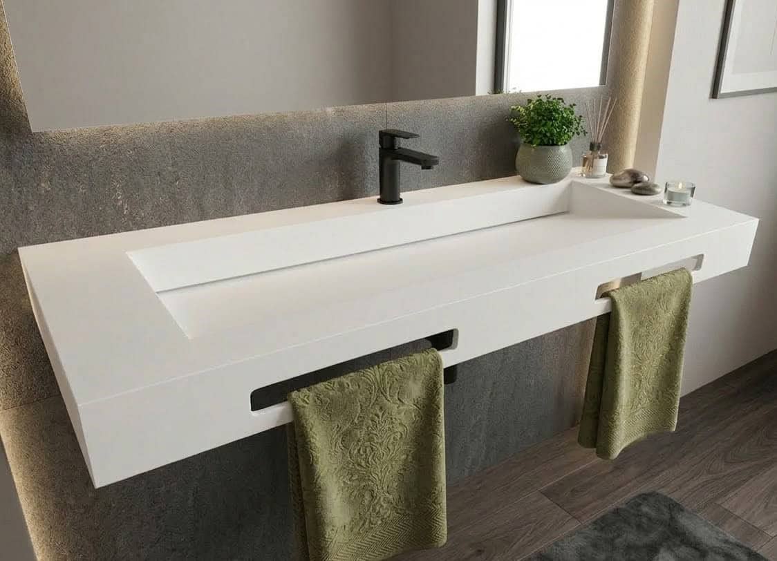 Encimera Solid Surface Corian HUME