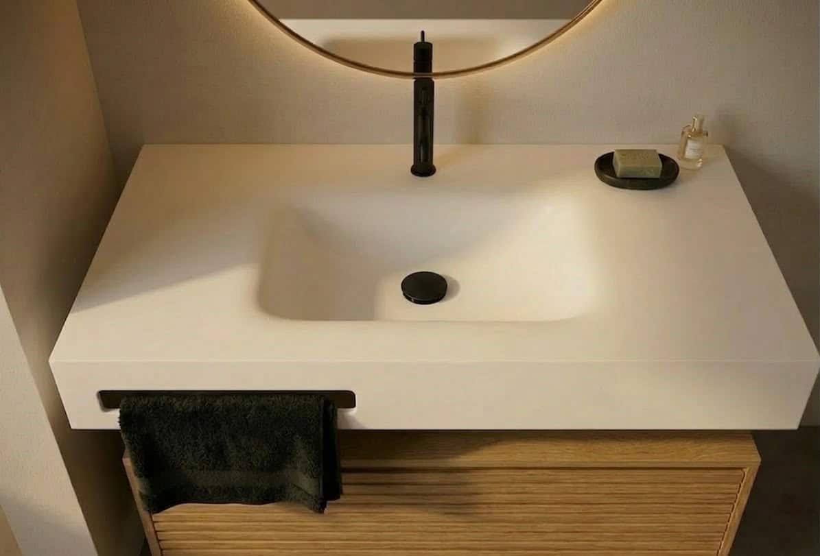 Lavabo Solid Surface Corian CRETA lll - Imagen 7