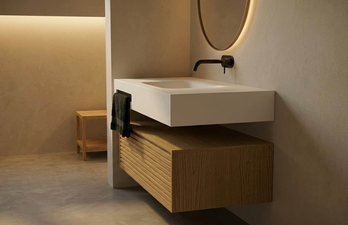 Lavabo Solid Surface Corian CRETA lll - Imagen 8