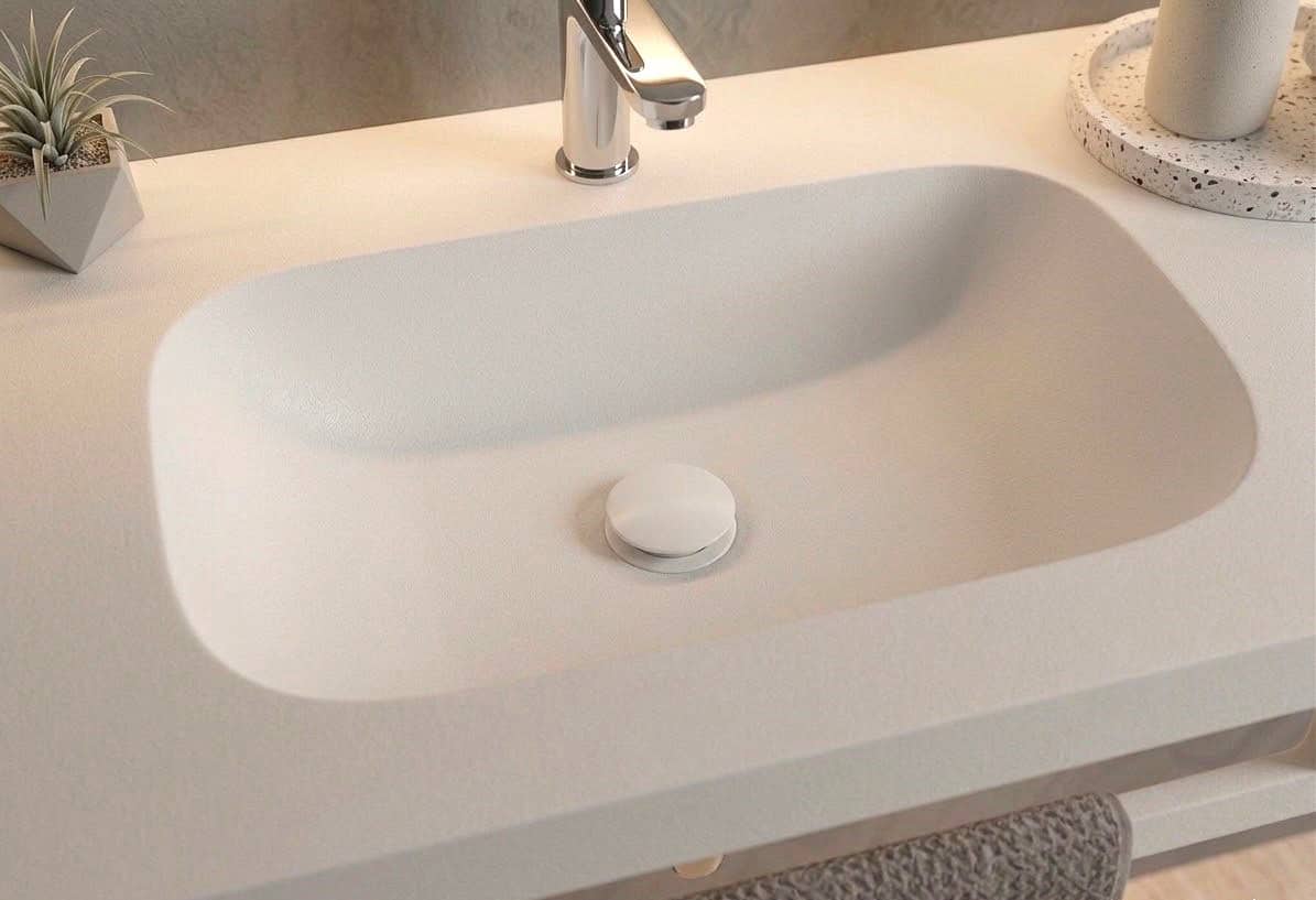 Encimera Solid Surface KAMI toallero - Imagen 3