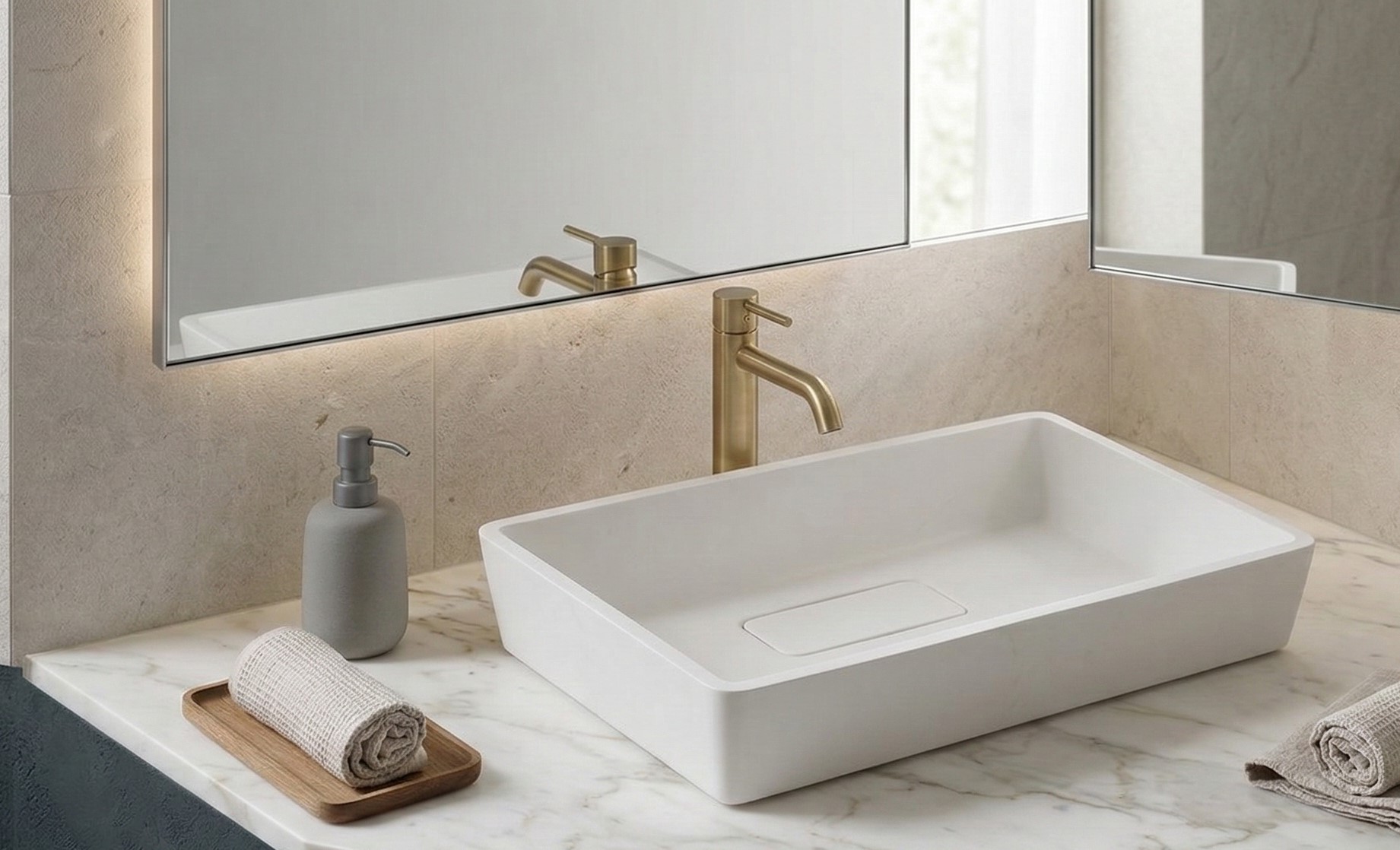 Lavabo Solid surface HONOR - Imagen 3