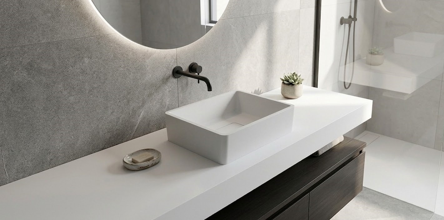 Lavabo Solid surface HONOR mini - Imagen 3