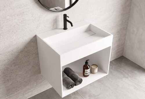 Mueble de baño Corian BATHSQUARE