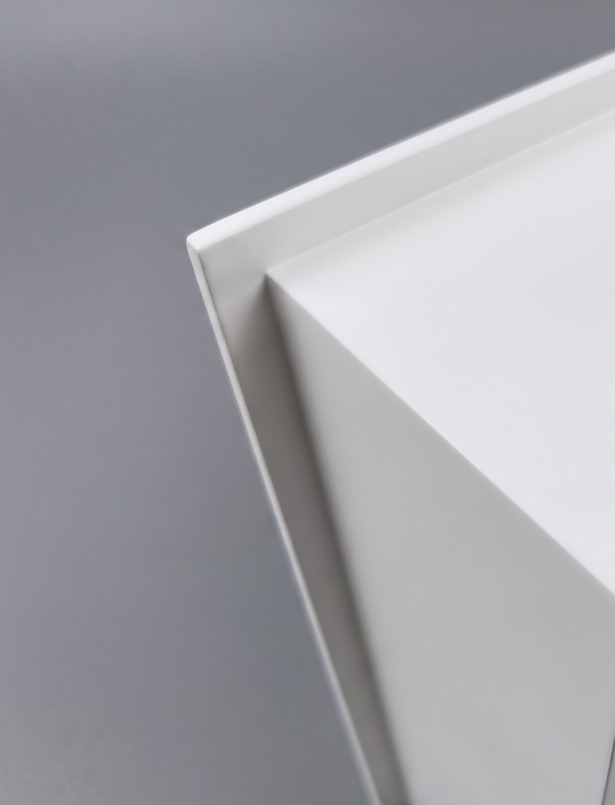 Hornacina con estante y pestaña | Corian® Glacier White - Imagen 6