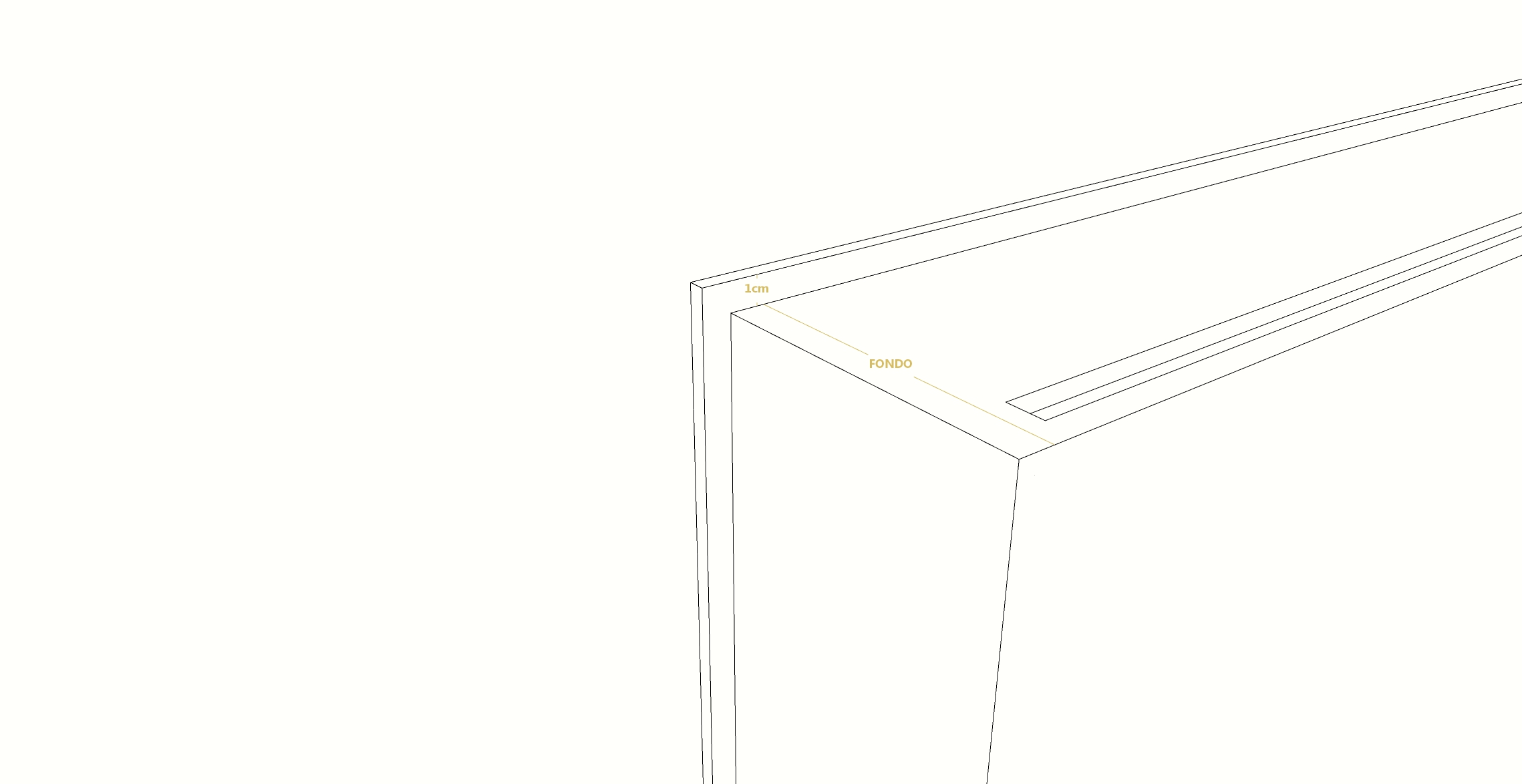 Hornacina con pestaña y LED | Corian® Glacier White - Imagen 11
