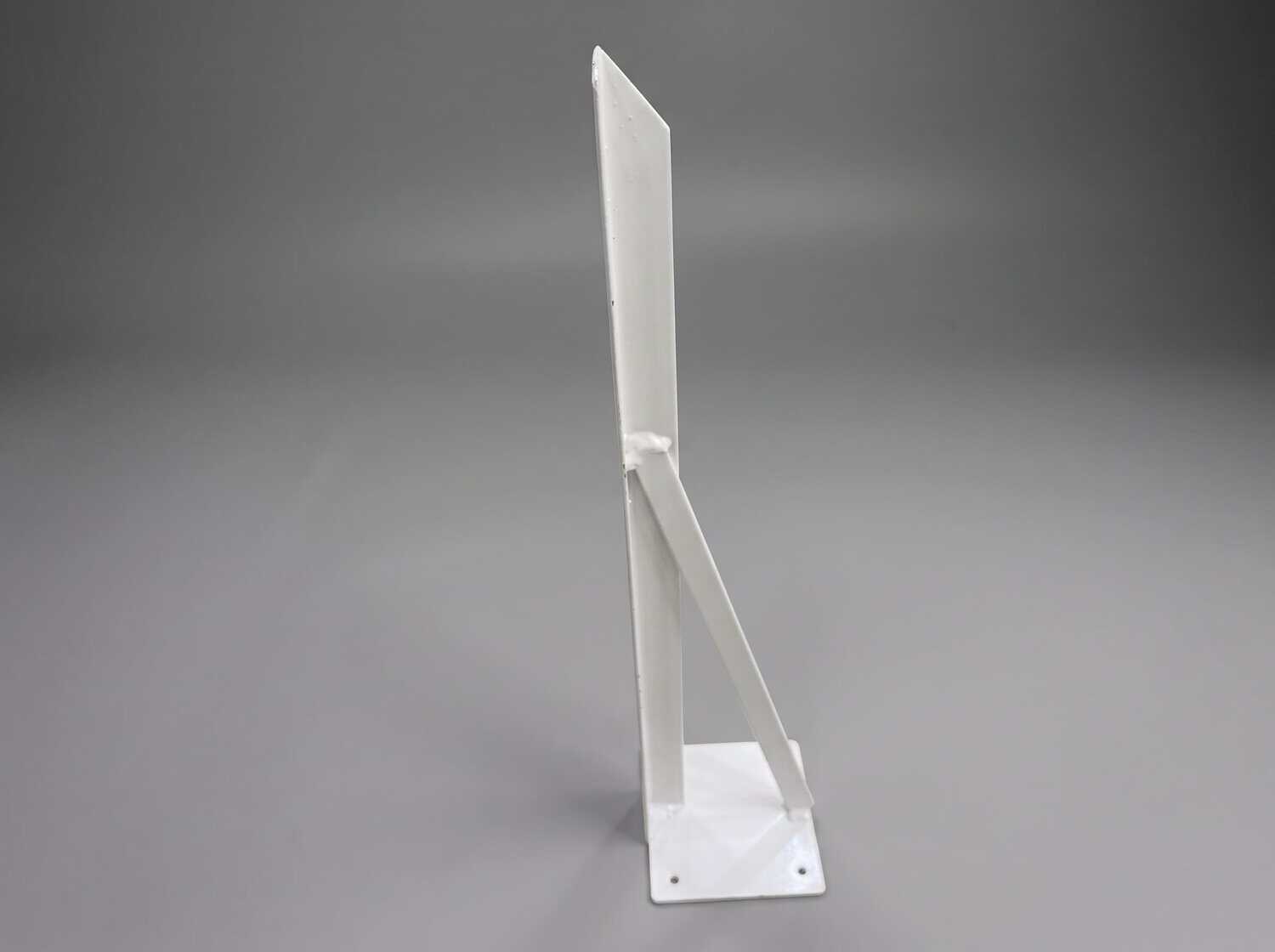 Escuadra / Cartela de Soporte de Hierro Blanco - Imagen 2