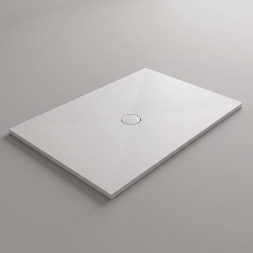Plato de ducha corian BASIC - válvula centrada