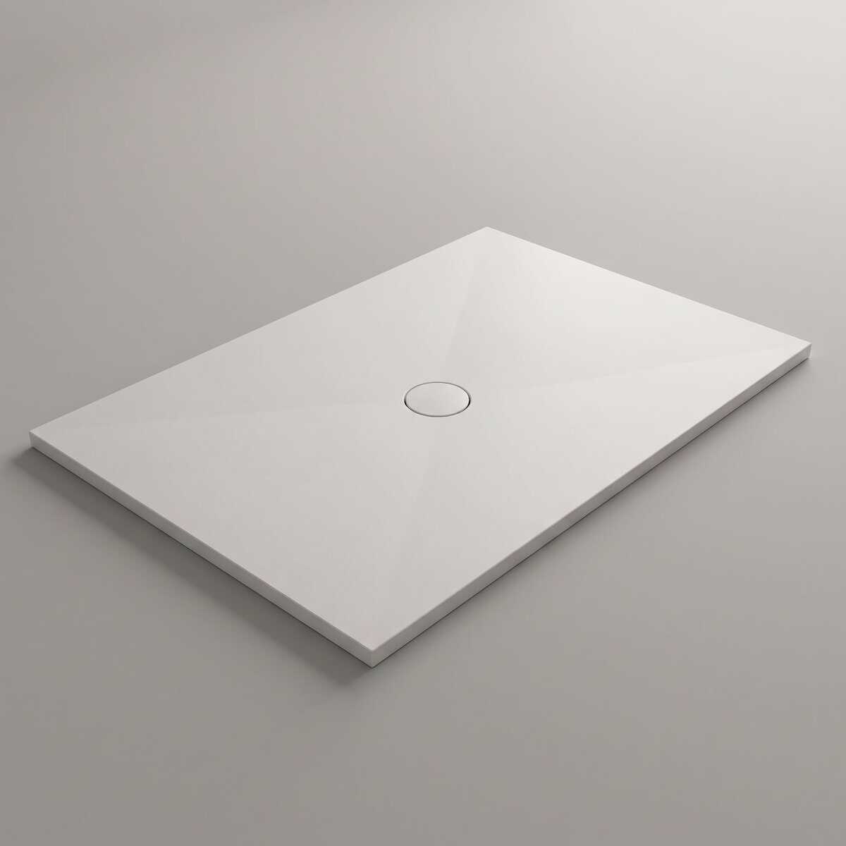 Plato de ducha corian BASIC - válvula centrada